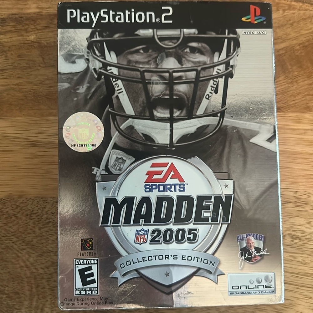 Madden NFL 2005 Collector's Playstation 2 PS2 Complete With Slipcover